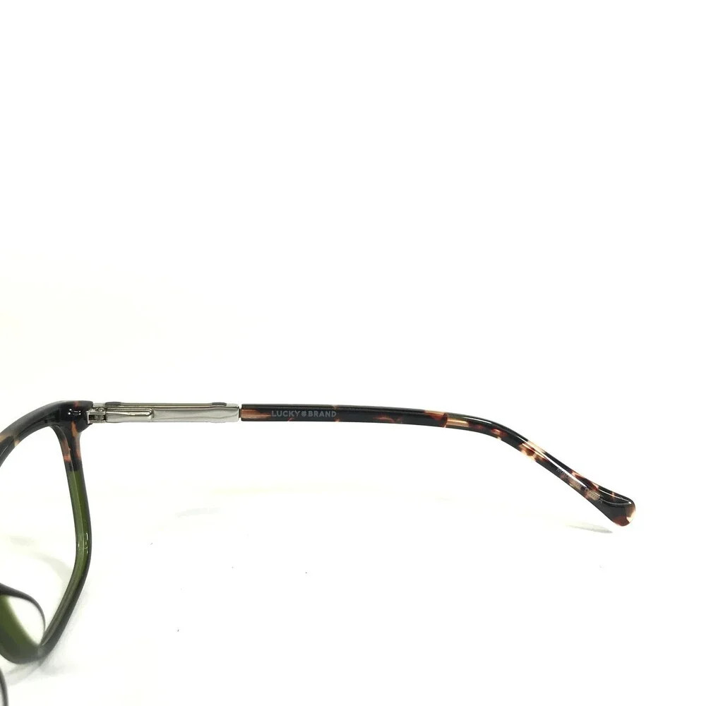 Lucky Brand Eyeglasses Frames D225 GREEN/TORT GRADIENT Square Full Rim 54-16-140